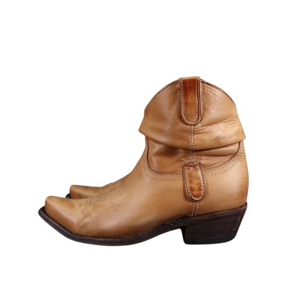 Old Gringo Boots Womens 6 Caido Ankle Bootie Western Leather Slouchy Snip Toe - Picture 5 of 16